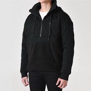 MOOSE KNUCKLES
Newkirk French Terry Sherpa Jacket In Black